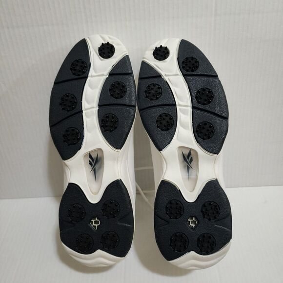 Vintage Y2K Reebok Mens Athletic Tour White/Smoke Golf Shoes Sneakers Size 9.5 - Picture 5 of 9